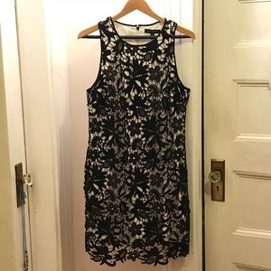 Banana Republic Cut Out Lace Cocktail Dress.
